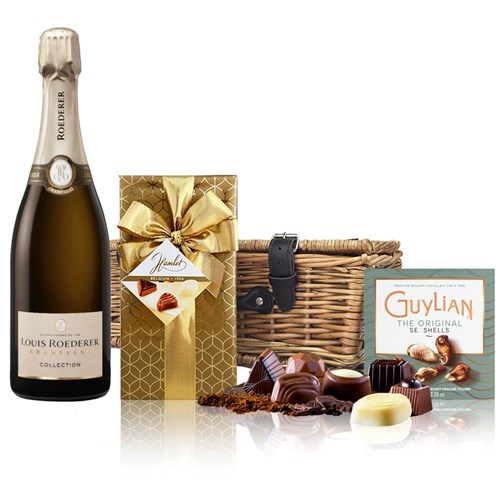 Louis Roederer Collection 245 Champagne 75cl And Chocolates Hamper